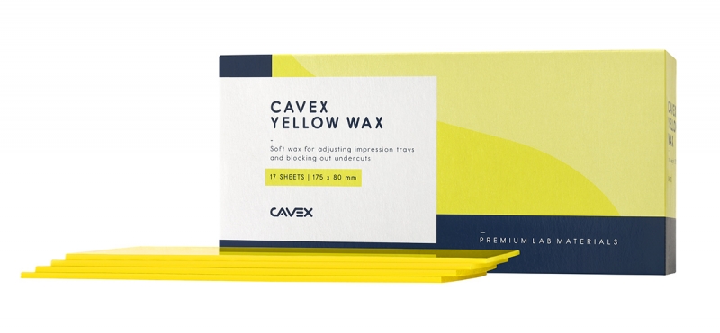 Cavex Yellow Wachs in Platten