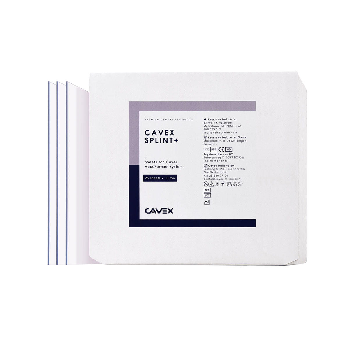 Cavex Splint + / transparent / 1 mm Cavex Splint + / transparent / 1 mm