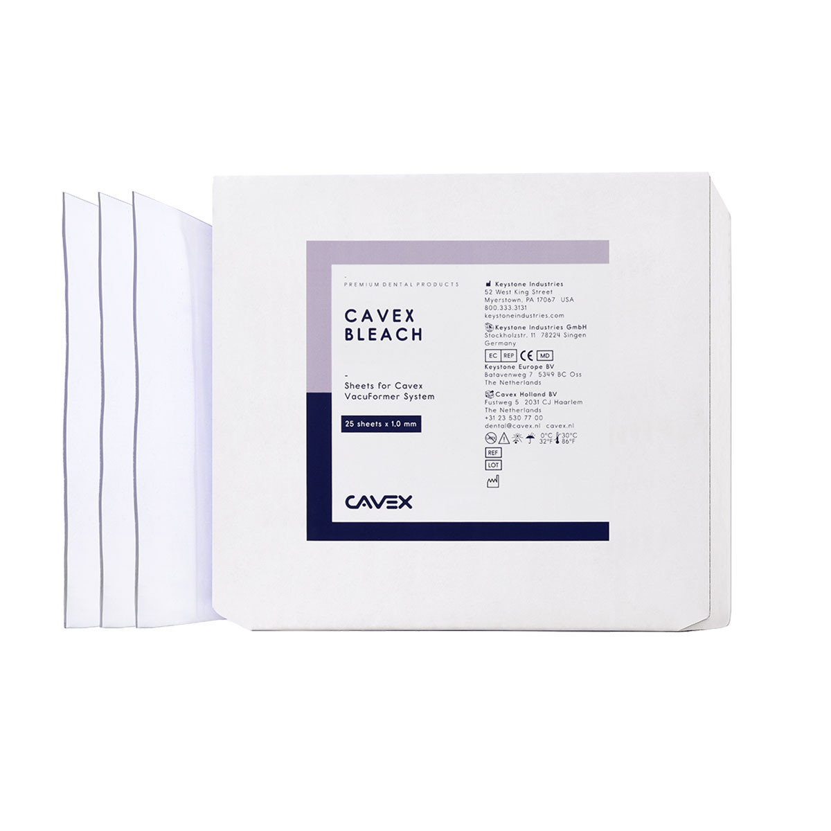 Cavex Bleach / transparent / 1,0 mm