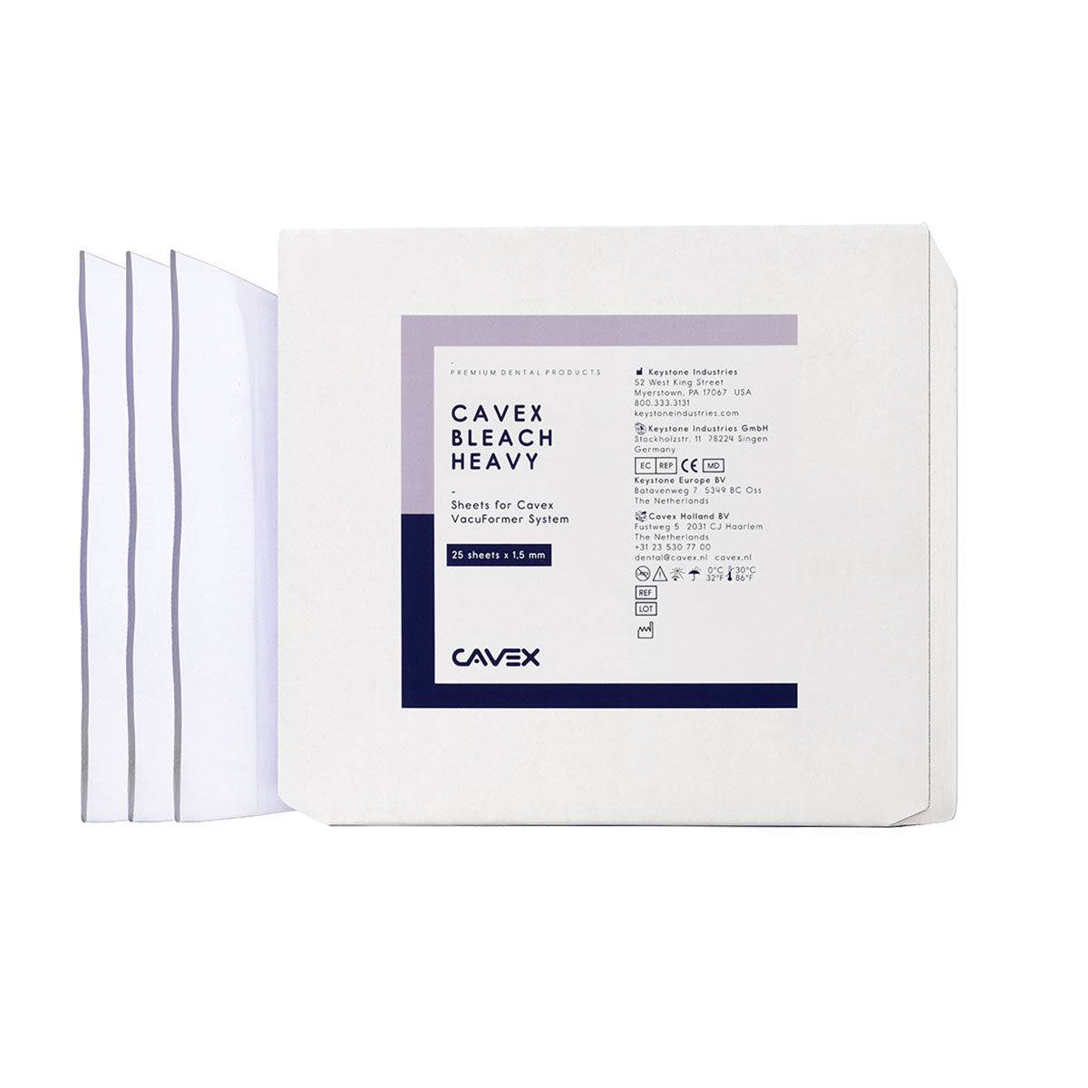 Cavex Bleach Heavy / transparent / 1.5 mm Cavex Bleach Heavy / transparent / 1.5 mm