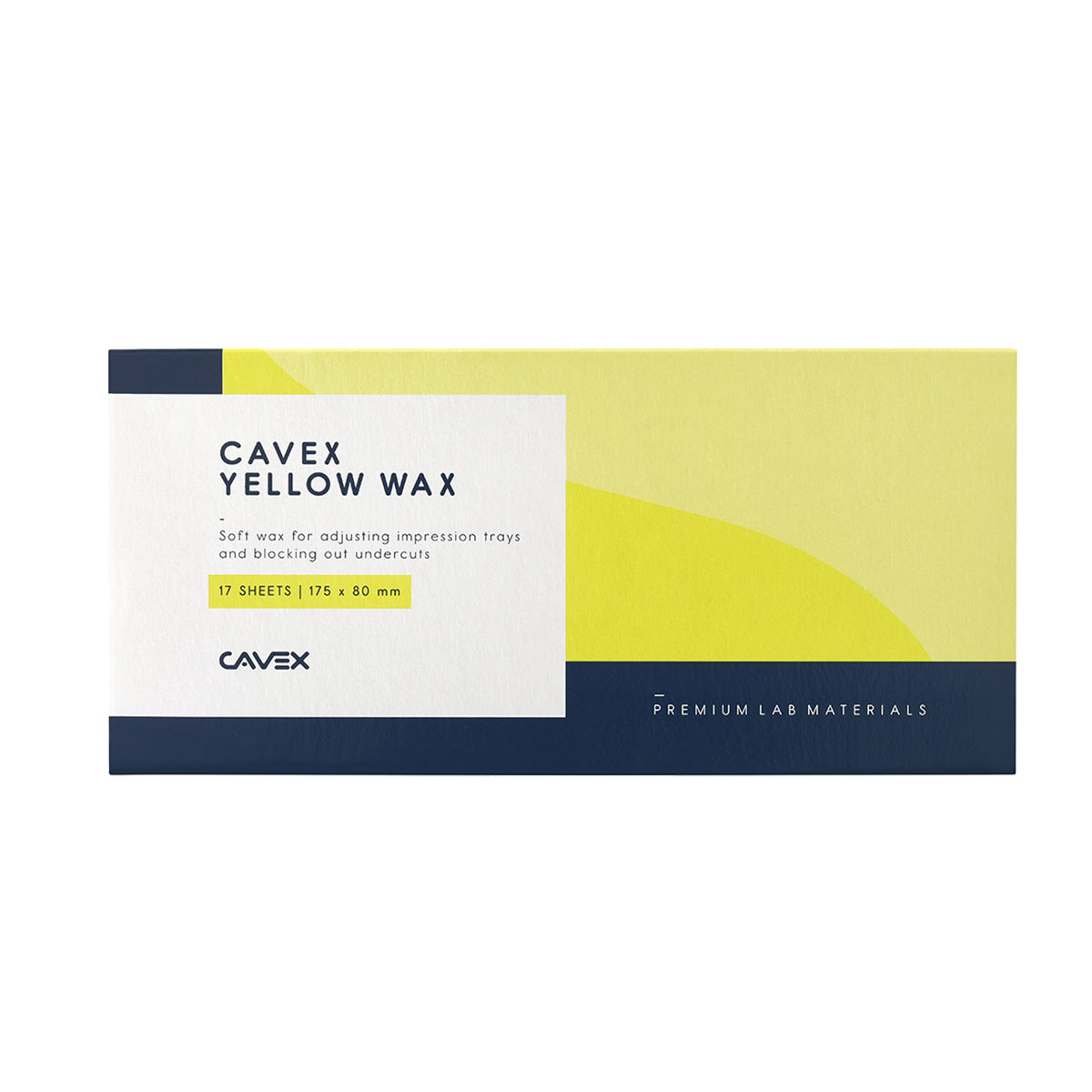 Cavex Yellow Wachs in Platten